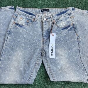 Purple Brand Light Blue Skinny Jeans
